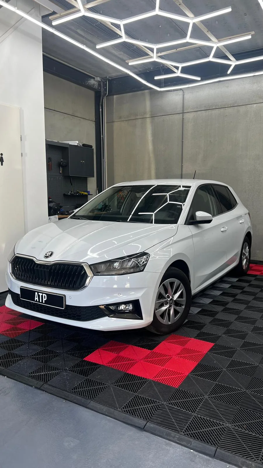 Skoda in de werkplaats van ATP