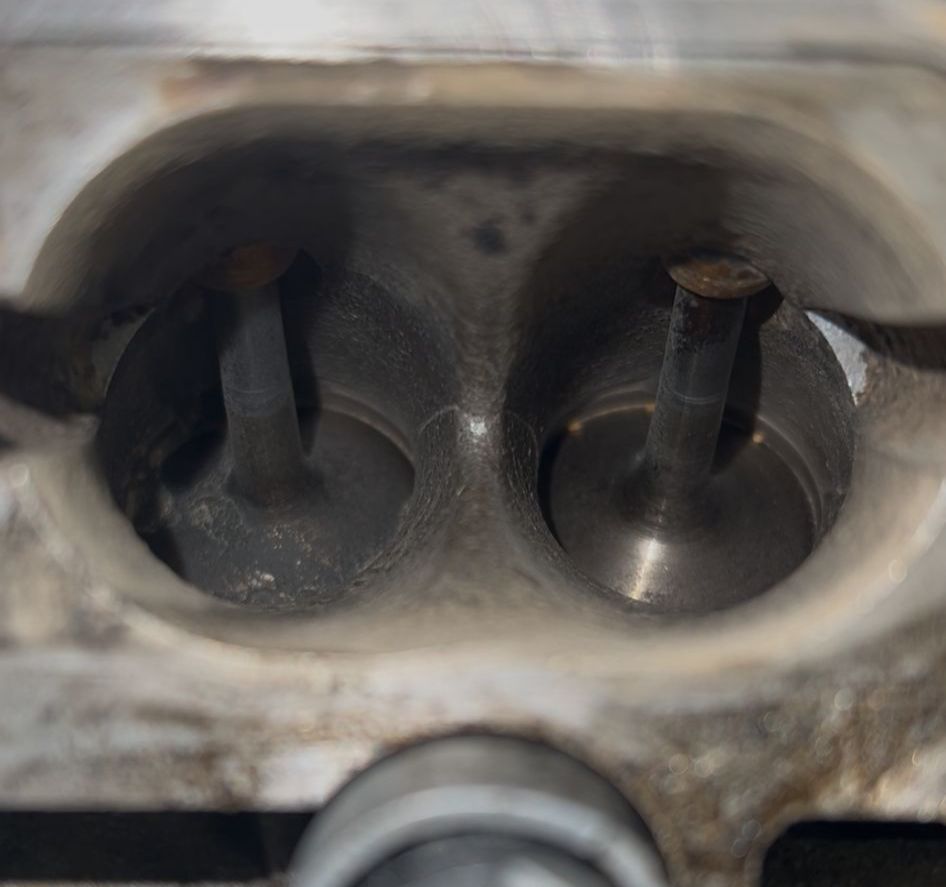 Na walnutblasting met schone inlaatkleppen